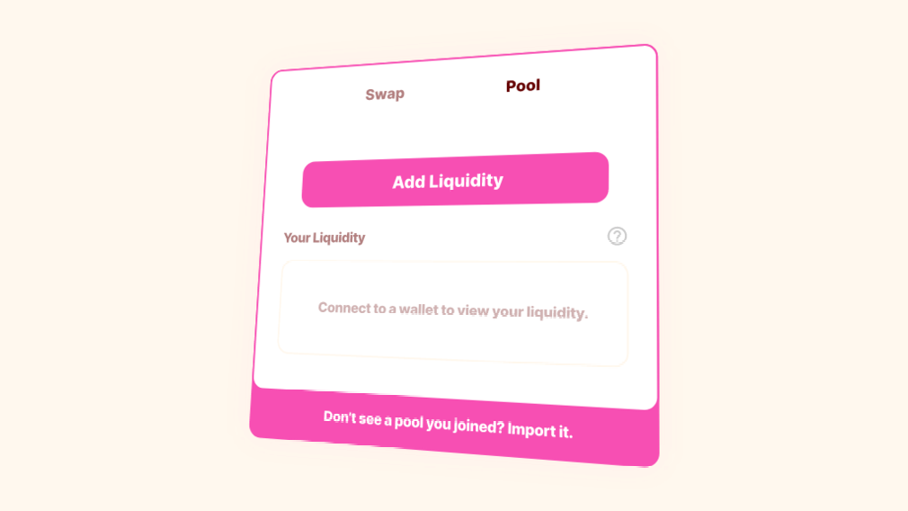 Add liquidity earn interest